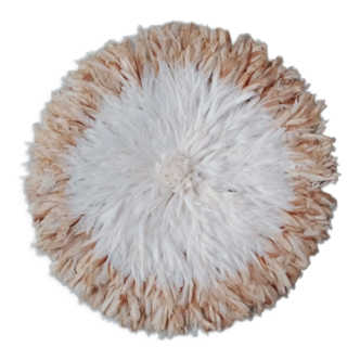 Juju hat white outline beige 80 cm