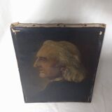 Charismatic Portrait of the Composer Franz Liszt – Oil On Canvas