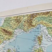 Carte Méditerranée 1950