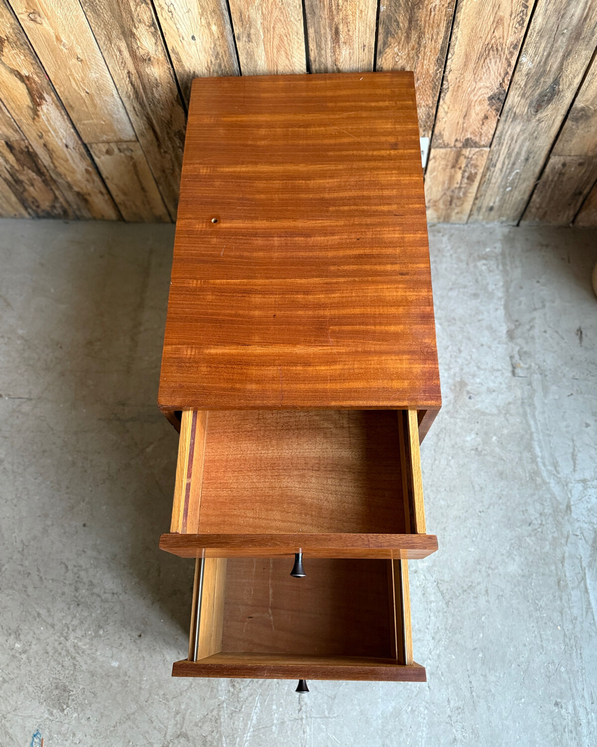 Trio of vintage chests of drawers