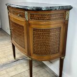 Half-moon commode in the Louis XVI style