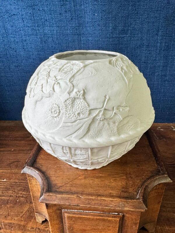 Photophore signé Bernardaud en porcelaine de Limoges