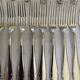 37-piece cutlery set. Silver-plated metal. Vintage