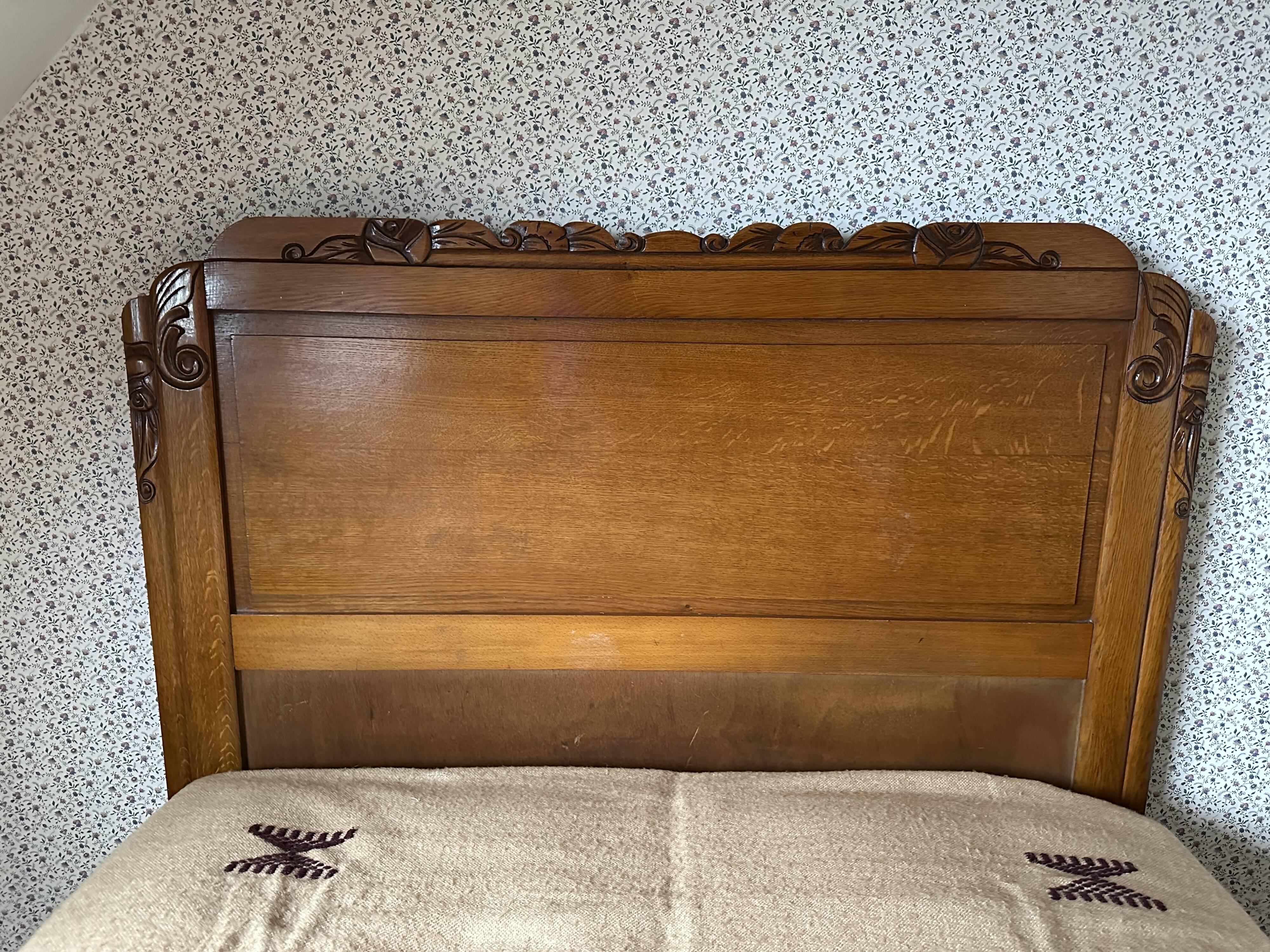 Large Art Deco bed for 2 people