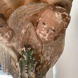 Polychrome plaster console