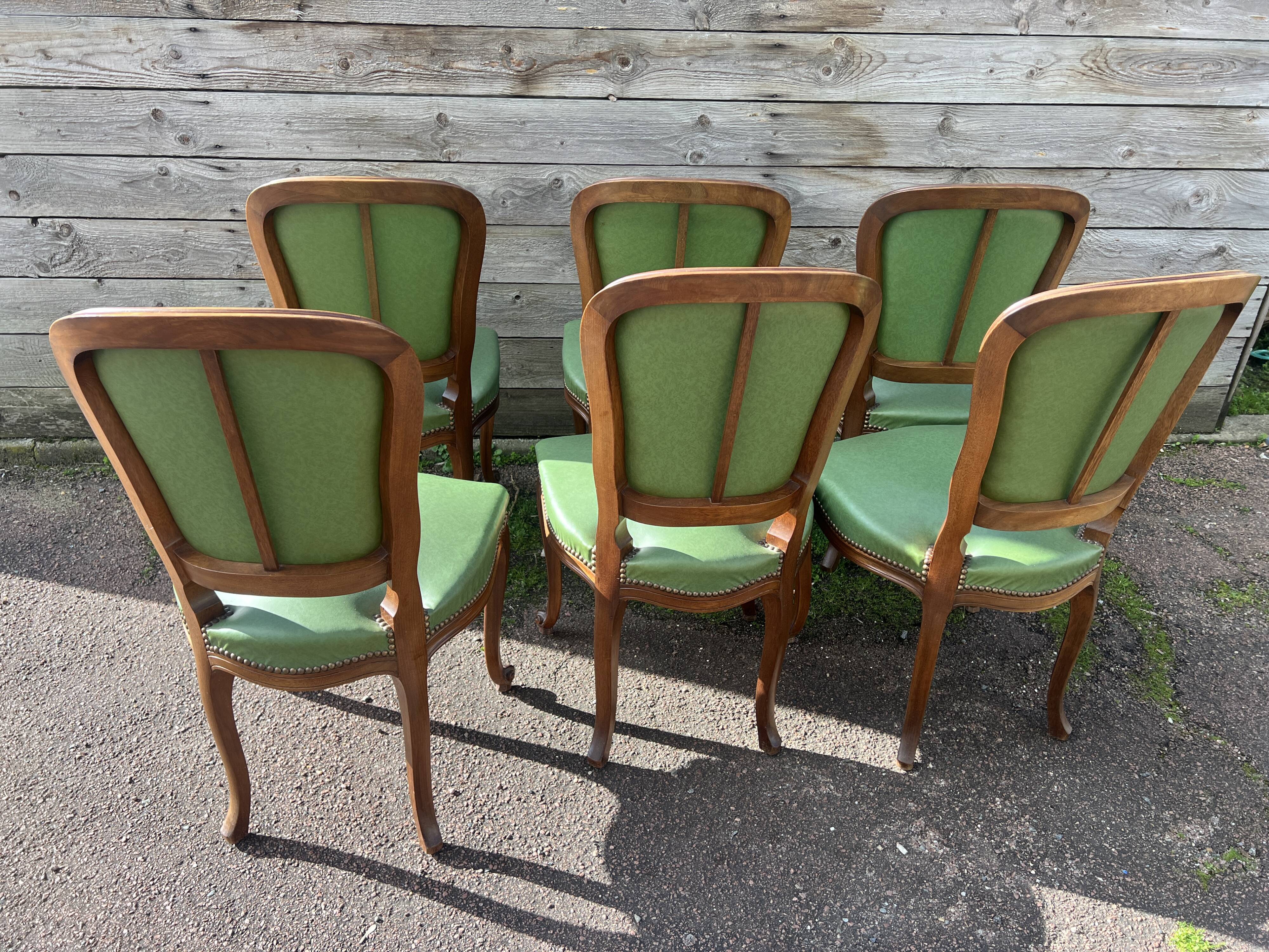 Six Classic Chairs in Neo-Louis XV style