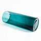 Large vintage Murano glass vase in petrol blue.