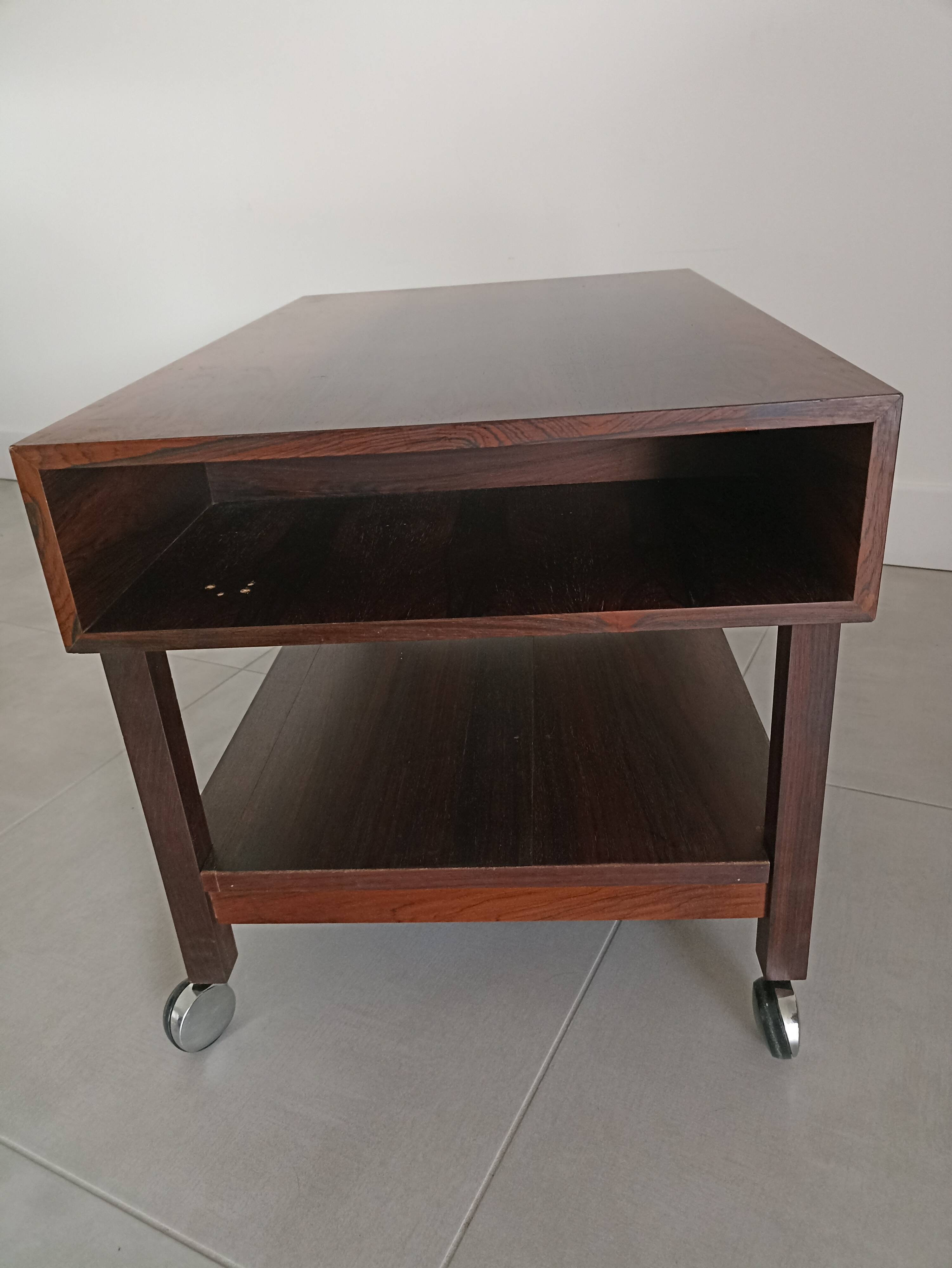 Bruksbo coffee table on casters