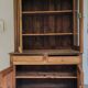 Sideboard curiosity cabinet made of solid antique wood