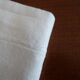 Lot 2 taies d'oreillers brodées anciennes en coton 66 x 66