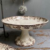 Compotier and ravier earthenware of Sarreguemines