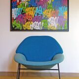 Model F555 armchair by Pierre Paulin, published by Artifort in the 1960s.
