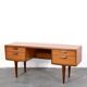 Vintage Midcentury Afromosia Desk From A. Younger Of Great Britain. Deliver