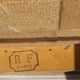 Paire de chaises à dossier lyre doré