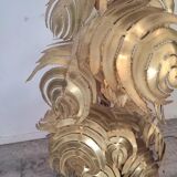 Monstera floor lamp attributed to Maison Jansen, France, 1980s