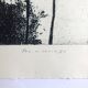 Nicole BOUHARMONT, Parc de Sceaux I, 2003-16. Drypoint signed in pencil