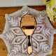 Art Deco style hand mirror