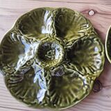 6 vintage ceramic oyster plates from Gien
