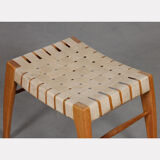 Suite of 4 Czech wooden stools for Krasna Jizba, 1950