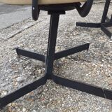 Pair of vintage swivel armchairs design xxeme