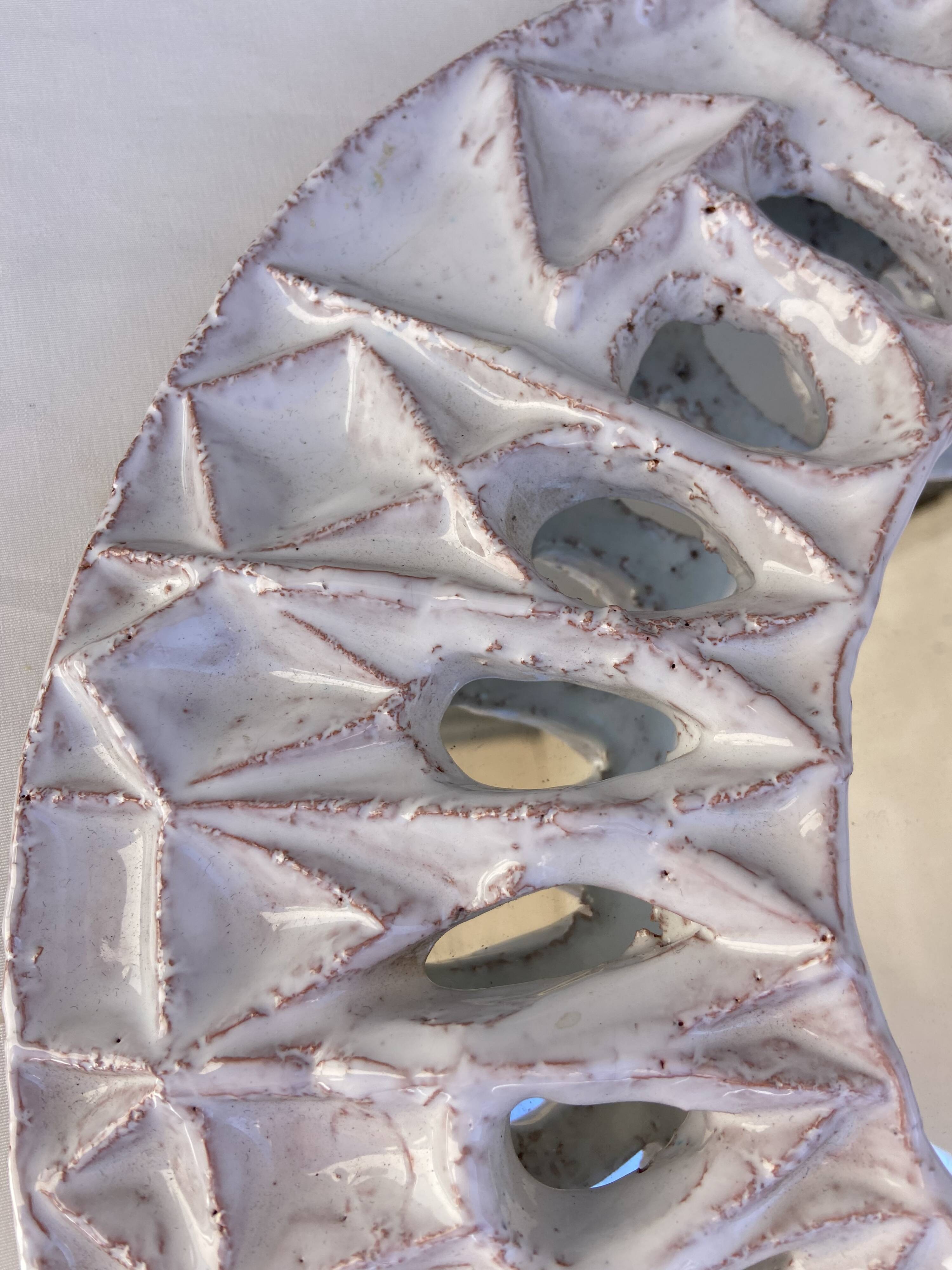 Ceramic mirror by Roland Zobel