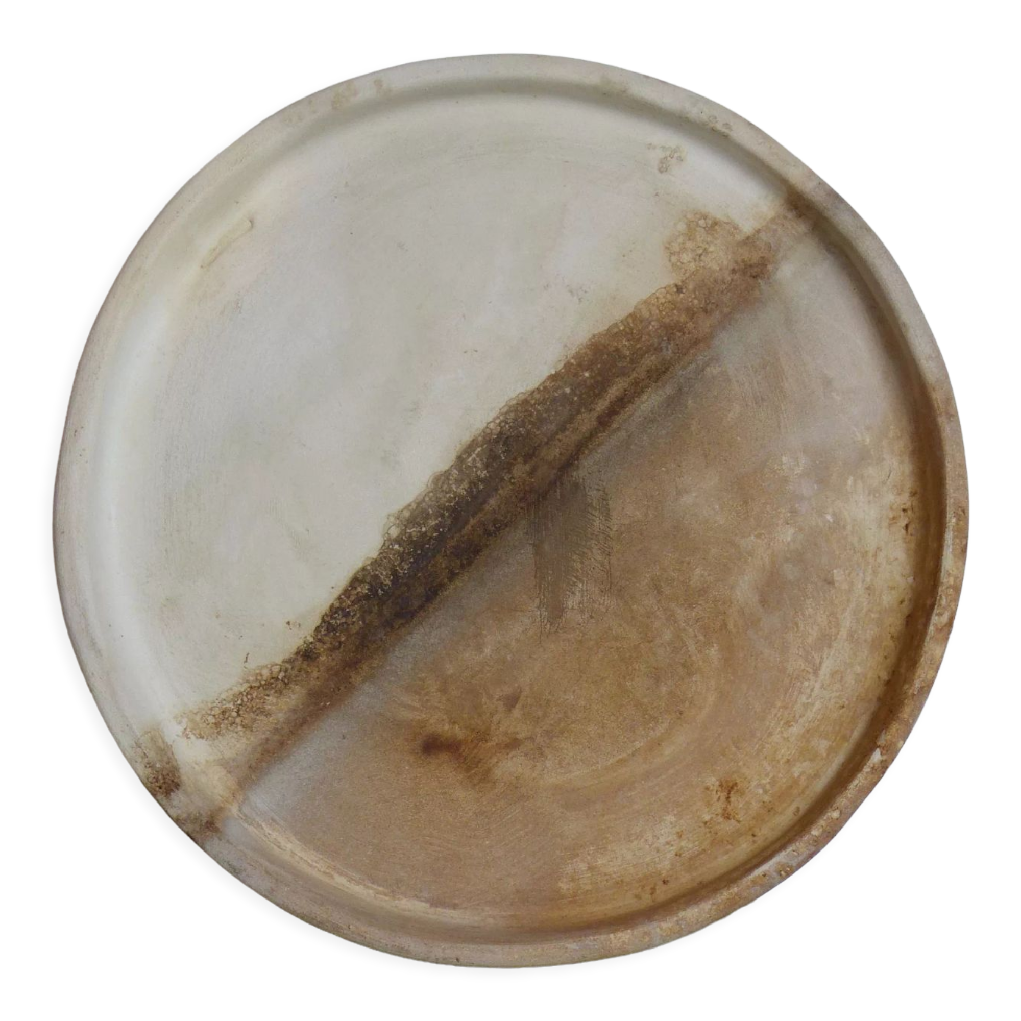 Beige tidy or centerpiece