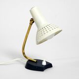 Very nice Mid Century Modern metal bedside lamp with adjustable shade