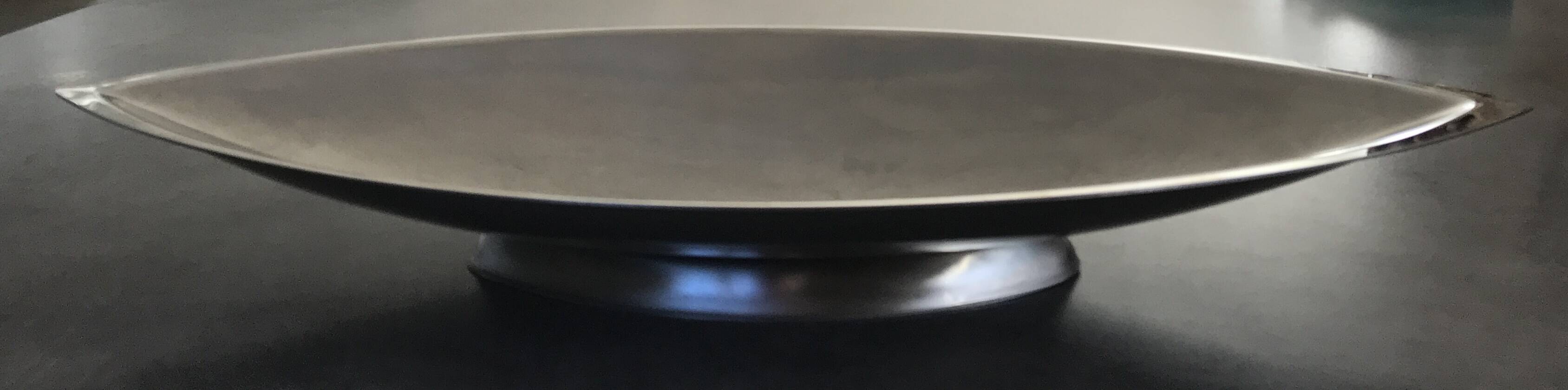 Tray, cosmos serving dish on foot guy degrenne