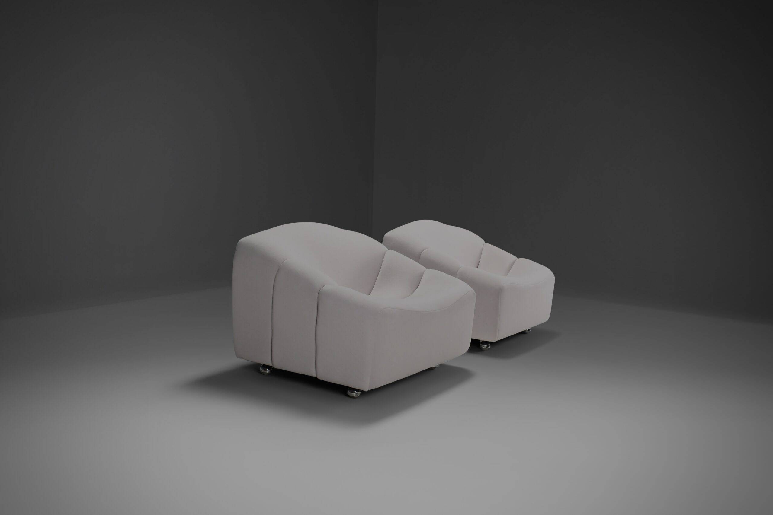 Set of beautiful ABCD chairs by Pierre Paulin for Artifort, Holland 1968