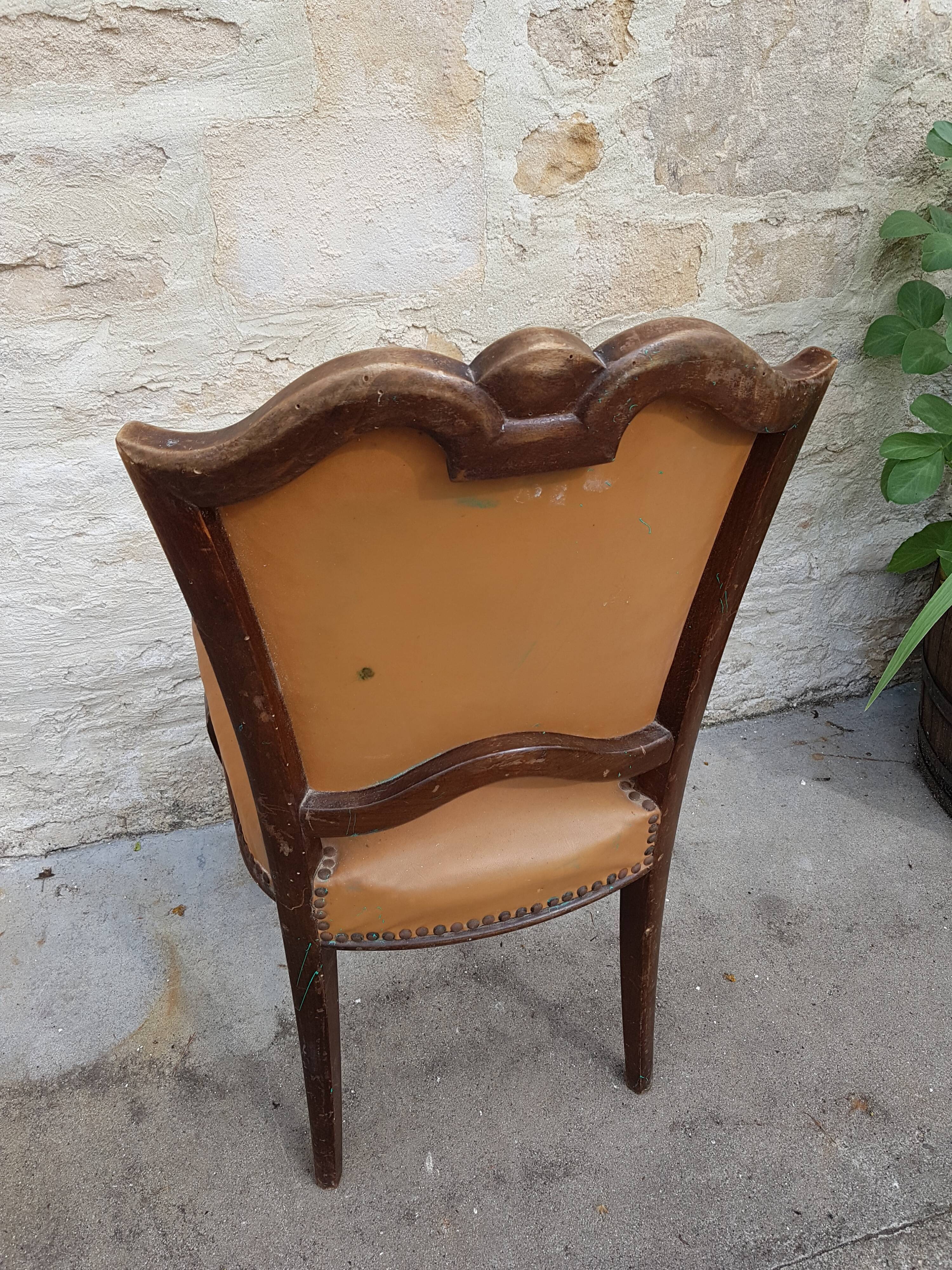 Old vintage Chair in sky