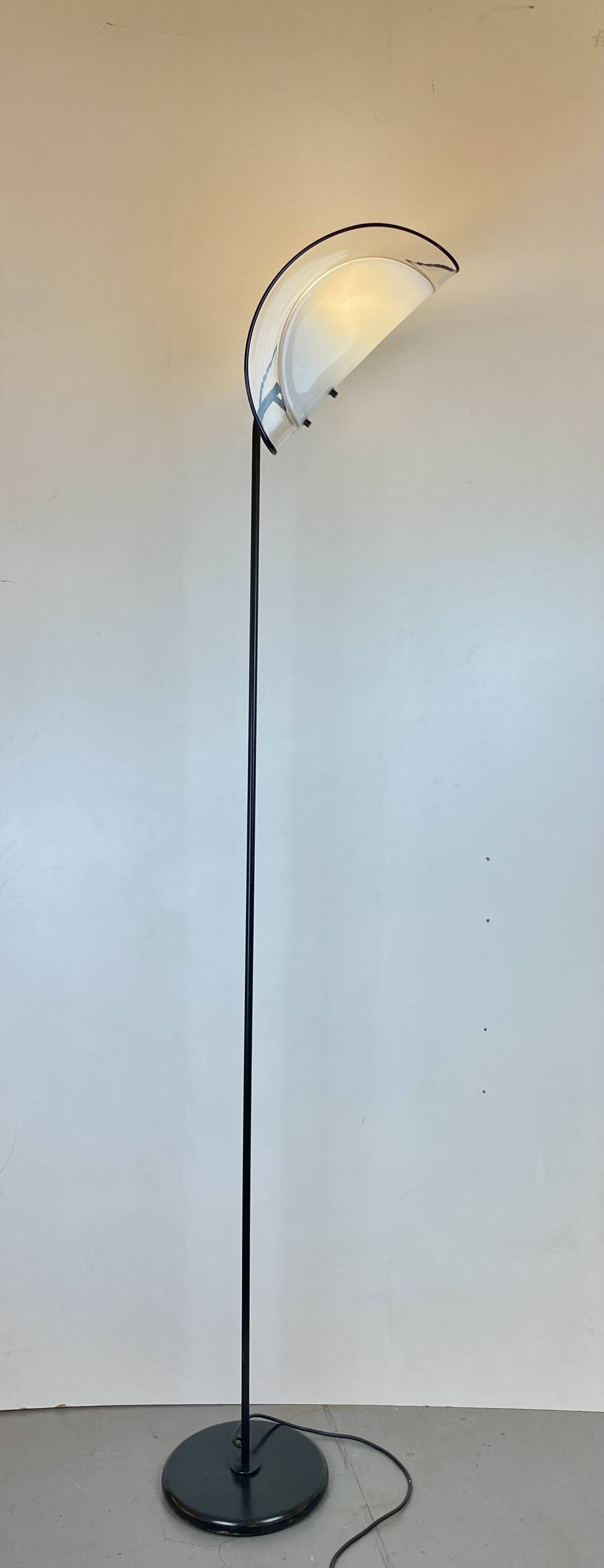 Murano Floor Lamp by Mazzega, Italy, 1980s