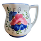 Vintage Ceramic Jug Hand-Painted, Flower Vase