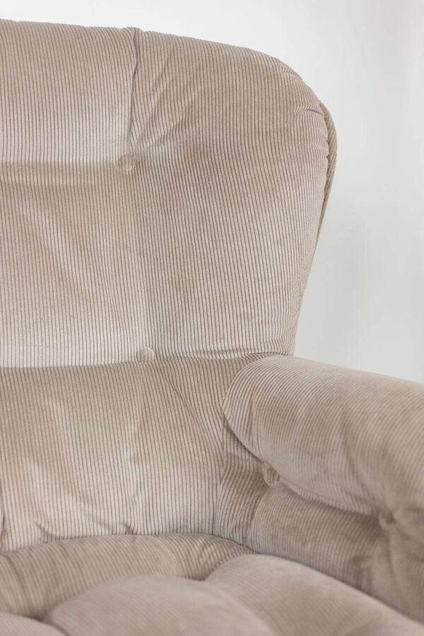 Fauteuil « Karaté » en velours par Michel Cadestin pour Airborne, vers 1970