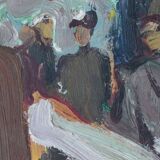 The Piano Player - Impressionist Oil Sketch