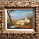 Tableau "Moutons au Pâturage"