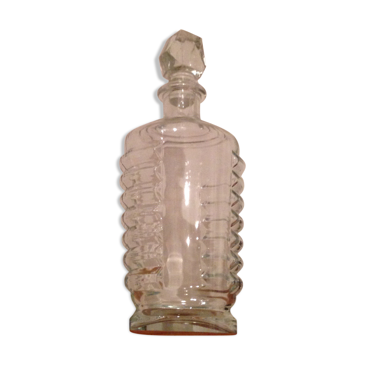 Carafe à whisky vintage en verre