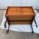 Vintage 50s TV bar cabinet with 2 sliding doors