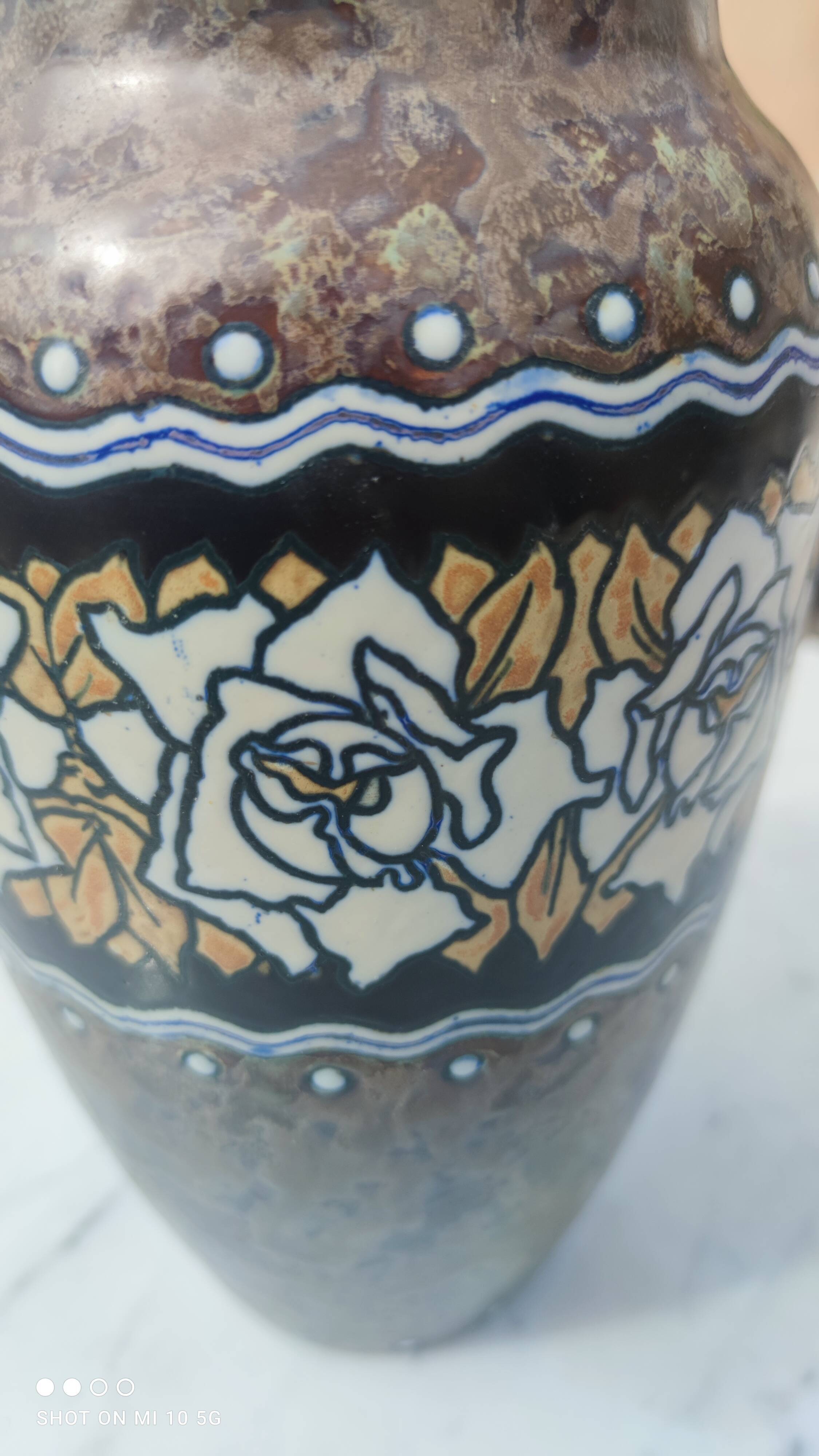 Sandstone vase by Charles Catteau for Keramis 1920