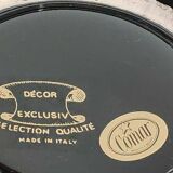 Asian baluster vase, with undulations. ceramic. floral motifs, exotic bird. exclusive décor. high 26 cm