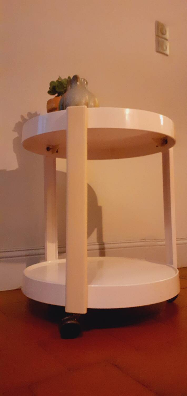 Desserte roulante année 70 design Italien, Kastilia éditeur.