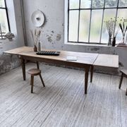 Solid oak farmhouse table with extensions (190-280cm) 1950