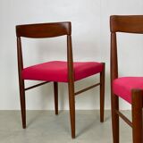 3 teak dining chairs by H. W. Klein for Bramin, 1960s
