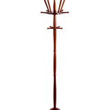 Teak coat rack
