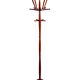 Teak coat rack