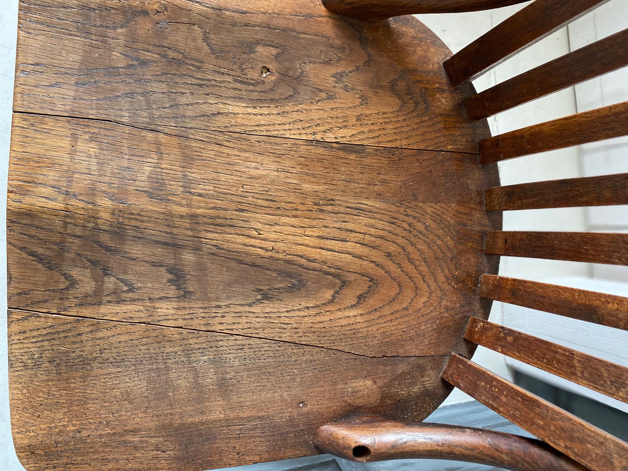 "American" oak office chair