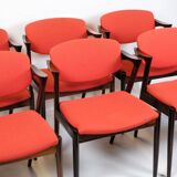 Set Of 6 Dining Chairs Model 42 Made In Rosewood By Kai Kristiansen From 1960s