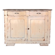 Old marble buffet table