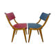 Set of 2 Colourful Vintage Chairs, Germany, 1960's