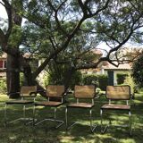 4 chairs B64 Cesca by Marcel Breuer