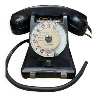 Téléphone vintage Bakélite ericsson
